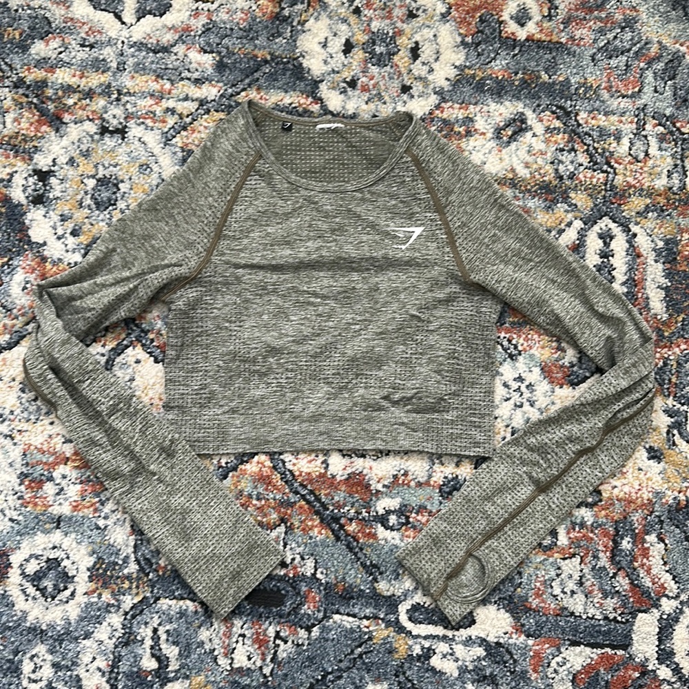 Gymshark long sleeve crop top